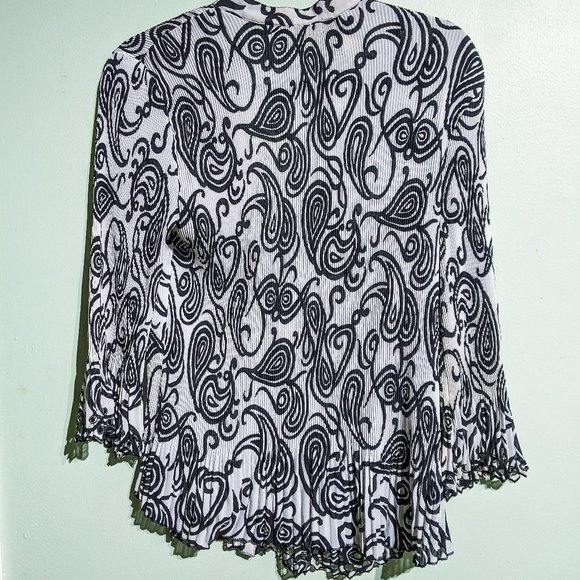 Violet and Claire paisley top, women's size large - Picture 3 of 9
